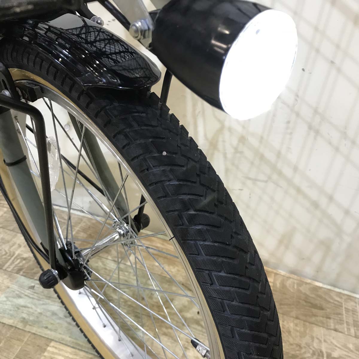 中古電動自転車 パナソニック グリッター カーキ 20インチ KD120