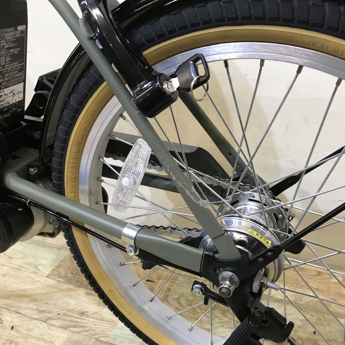 中古電動自転車 パナソニック グリッター カーキ 20インチ KD120 – e 中古電動自転車 パナソニック グリッター カーキ 20インチ KD120 – e