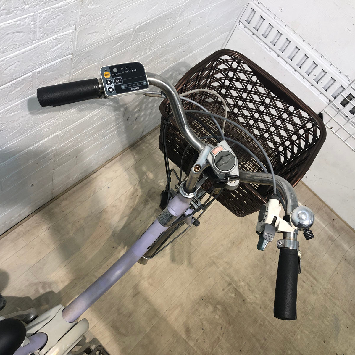 [781]送料無料 パナソニック電動自転車 かろやかライフ ENR83 中古電動自転車 パナソニック かろやかライフ EB パープル 前18×後16
