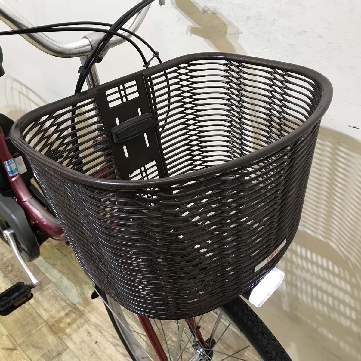 中古電動自転車 ヤマハ PAS Cheer パス チア レッド 26インチ KD121 