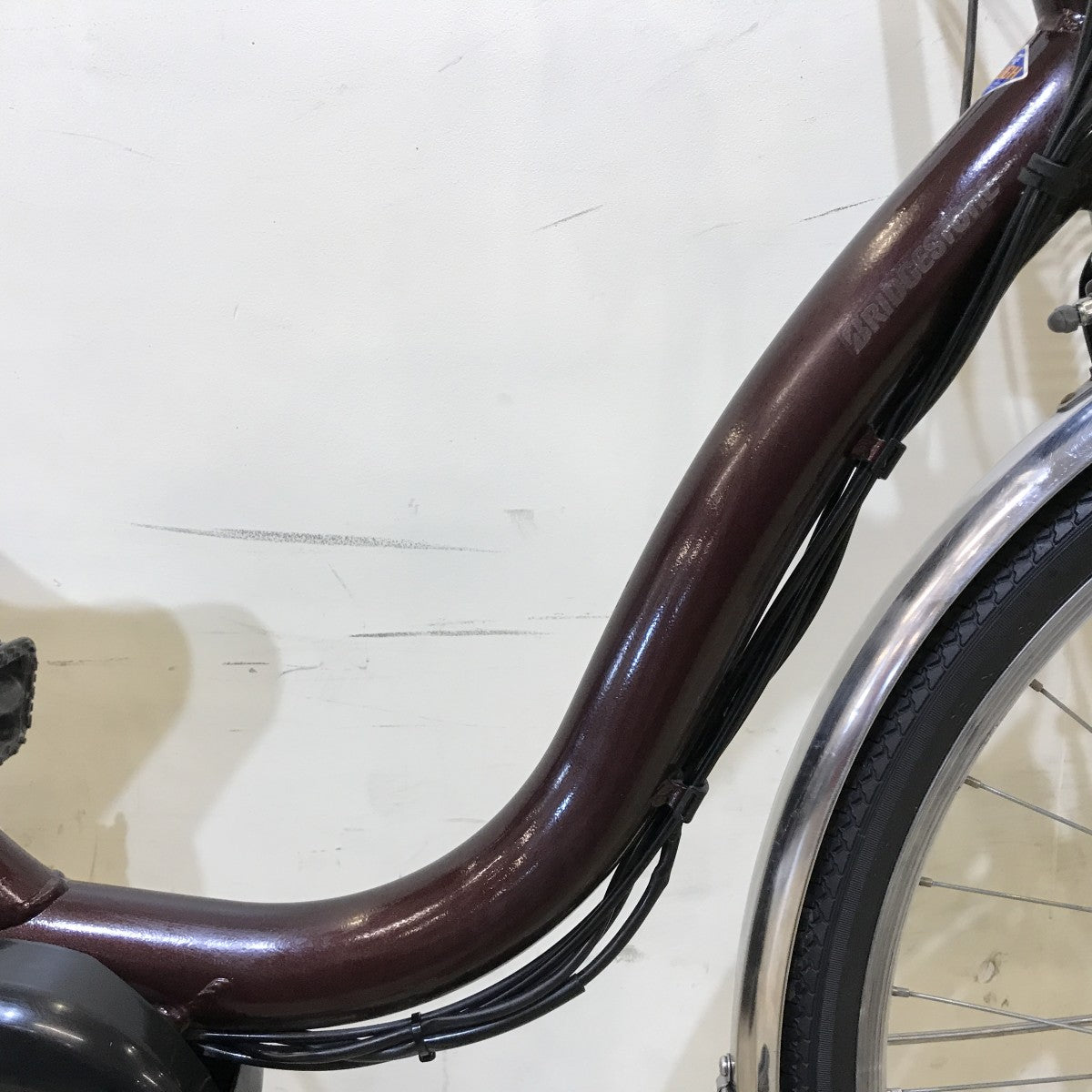 中古電動自転車 ブリヂストン アシスタ ブラウン 26インチ KI060