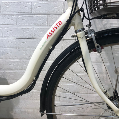 ブリヂストン アシスタ ホワイト 26インチ YX077 【中古車】