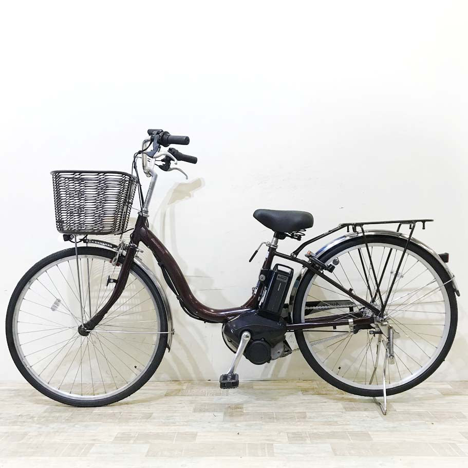 中古電動自転車 ブリヂストン アシスタ ブラウン 26インチ KI060