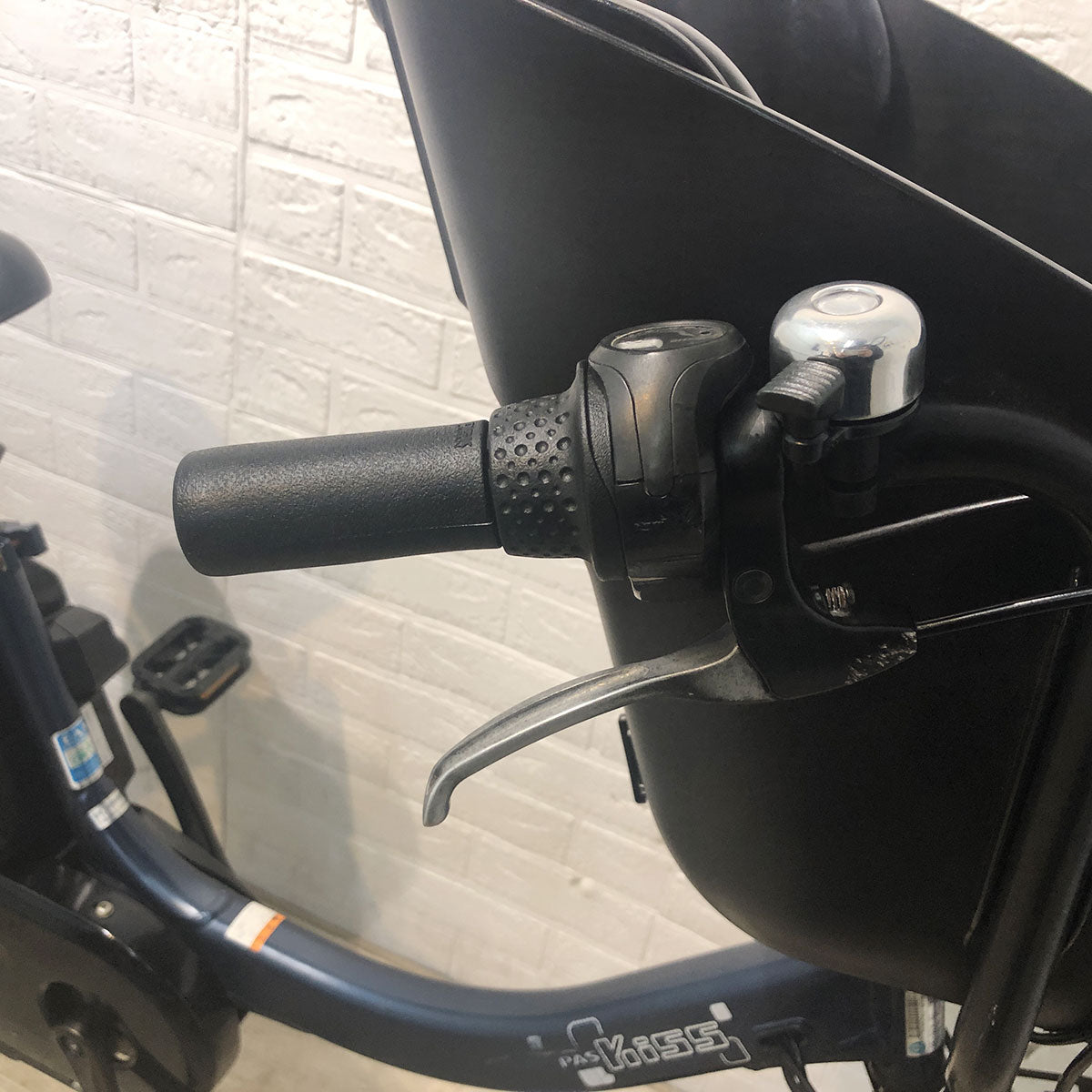 中古電動自転車 ヤマハ PAS Kiss mini un パス キッス ミニ アン ブルー 20インチ YF003 
