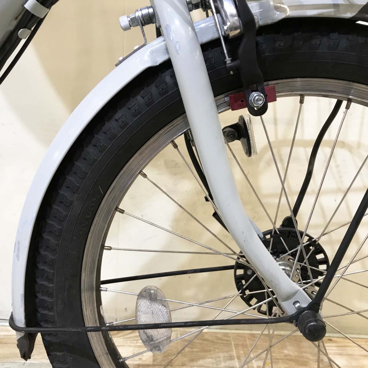 中古電動自転車 ブリヂストン ビッケ2e グレー 20インチ KI061