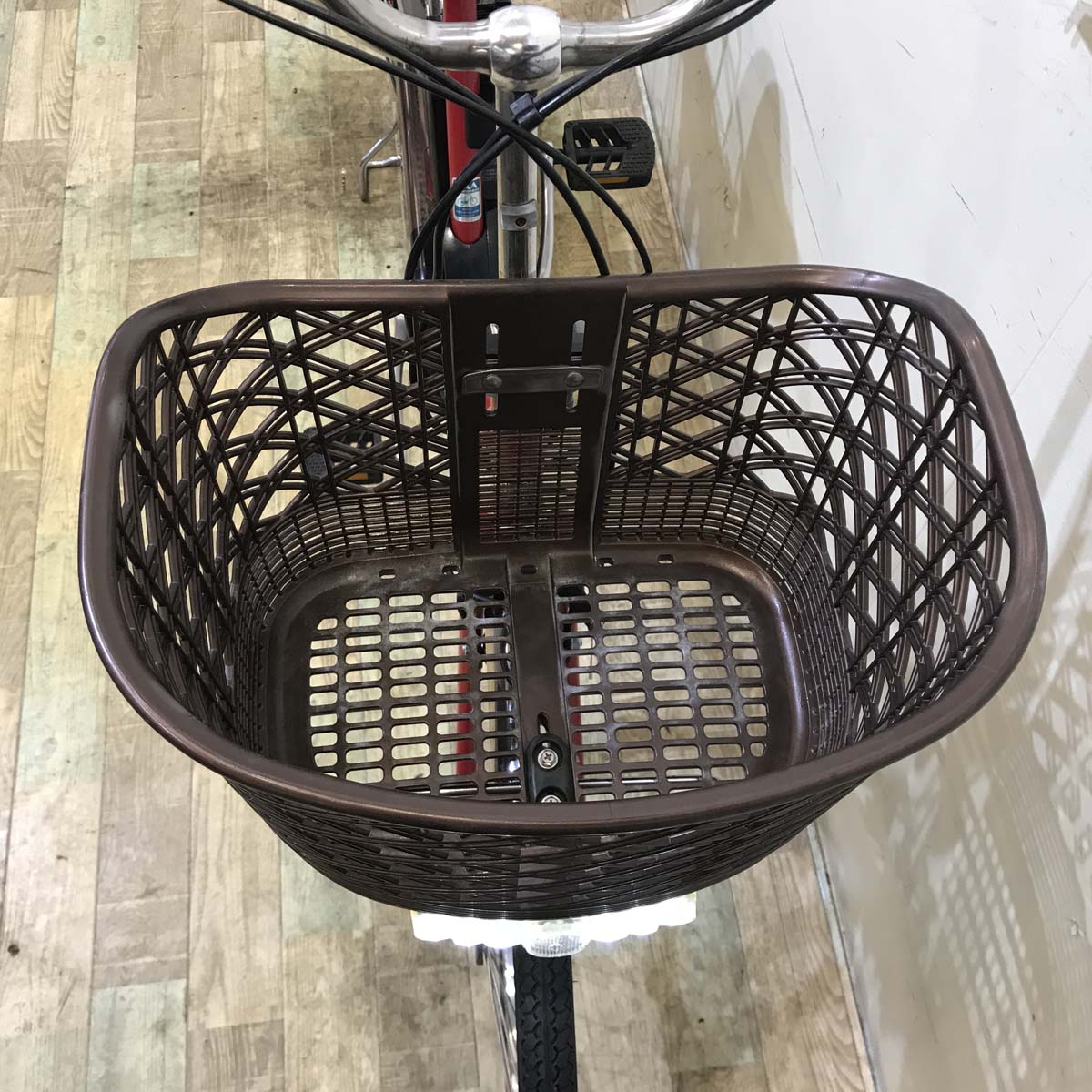 中古電動自転車 パナソニック ビビ DX レッド 26インチ KE002
