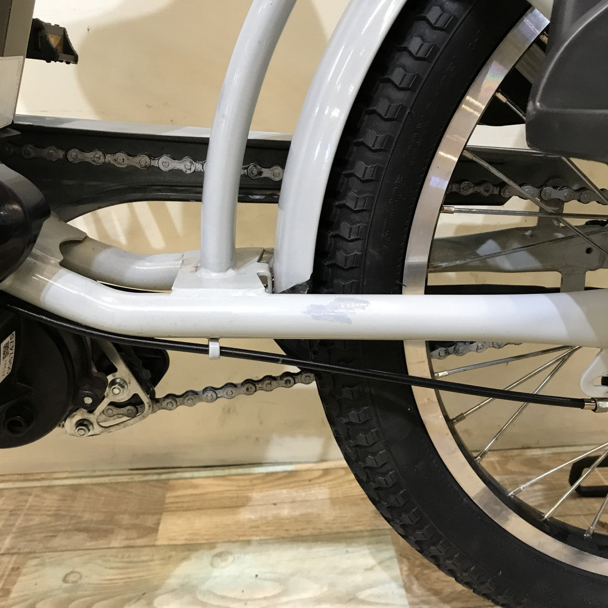 中古電動自転車 ブリヂストン ビッケ2e グレー 20インチ KI061