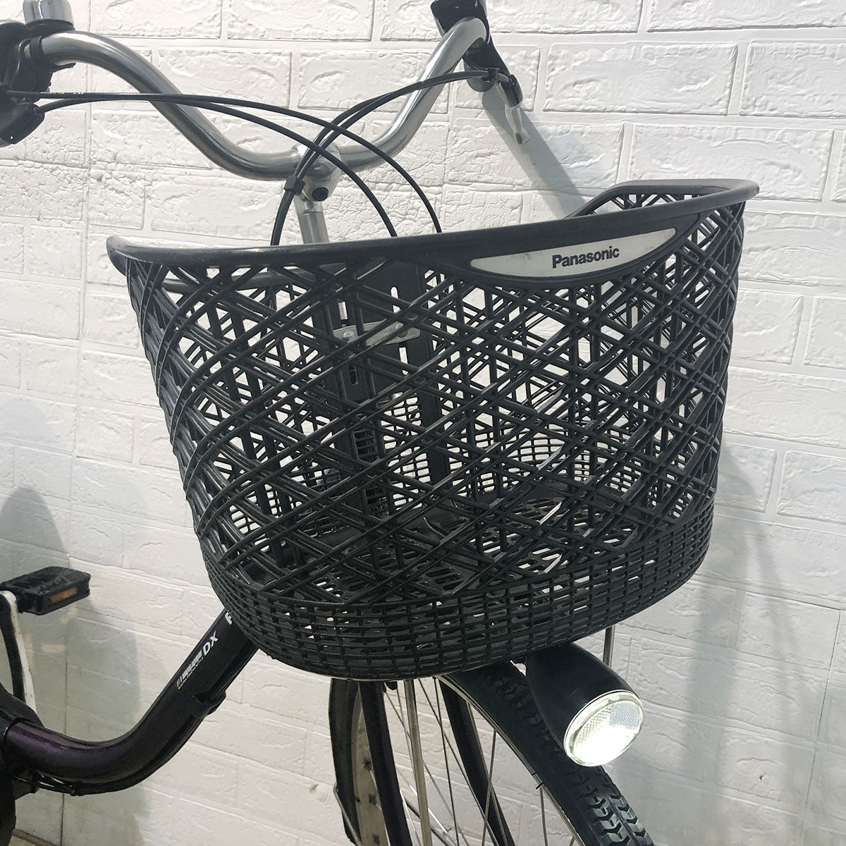 中古電動自転車 パナソニック ビビ DX パープル 26インチ YF005