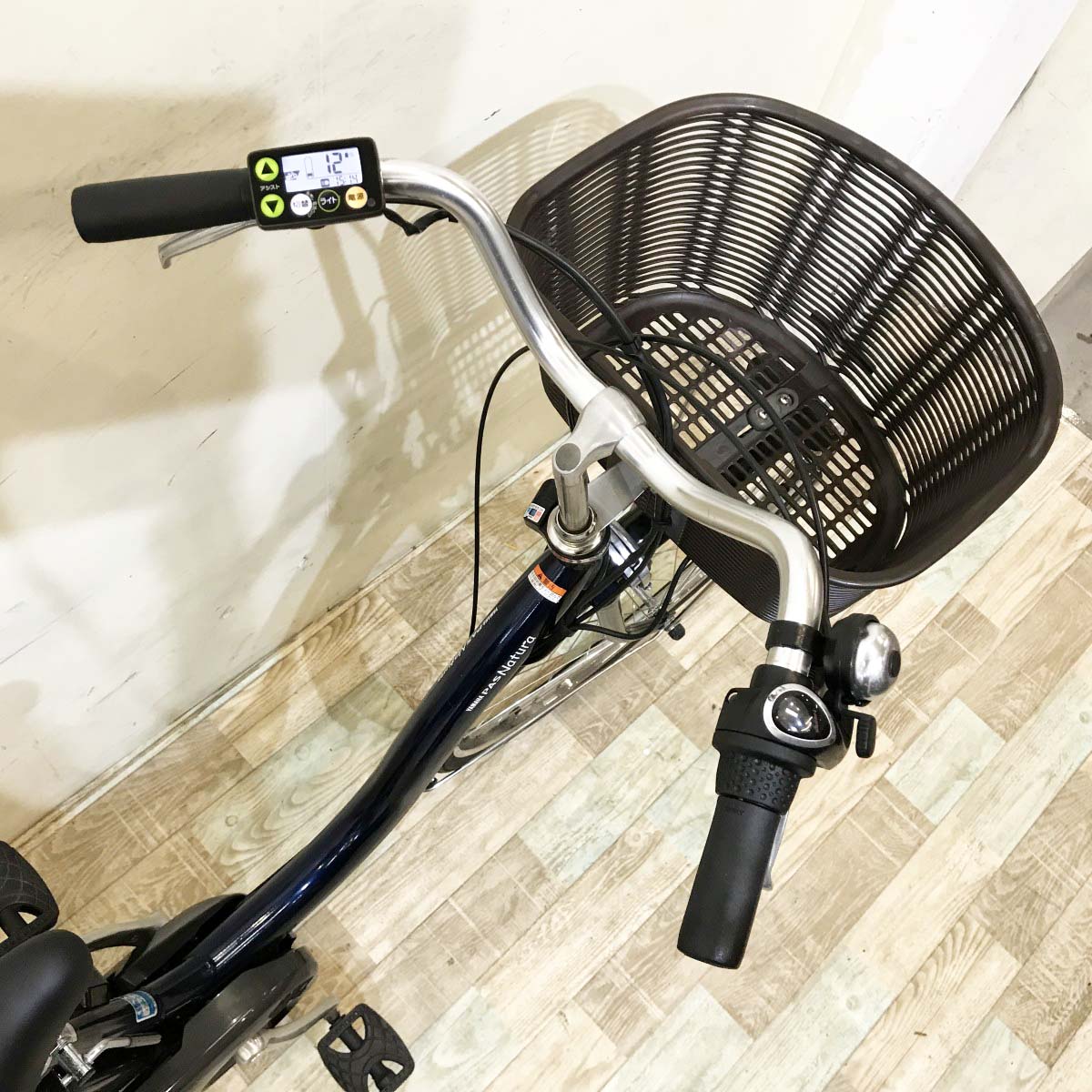 中古電動自転車 ヤマハ PAS ナチュラ ネイビー 26インチ KI062