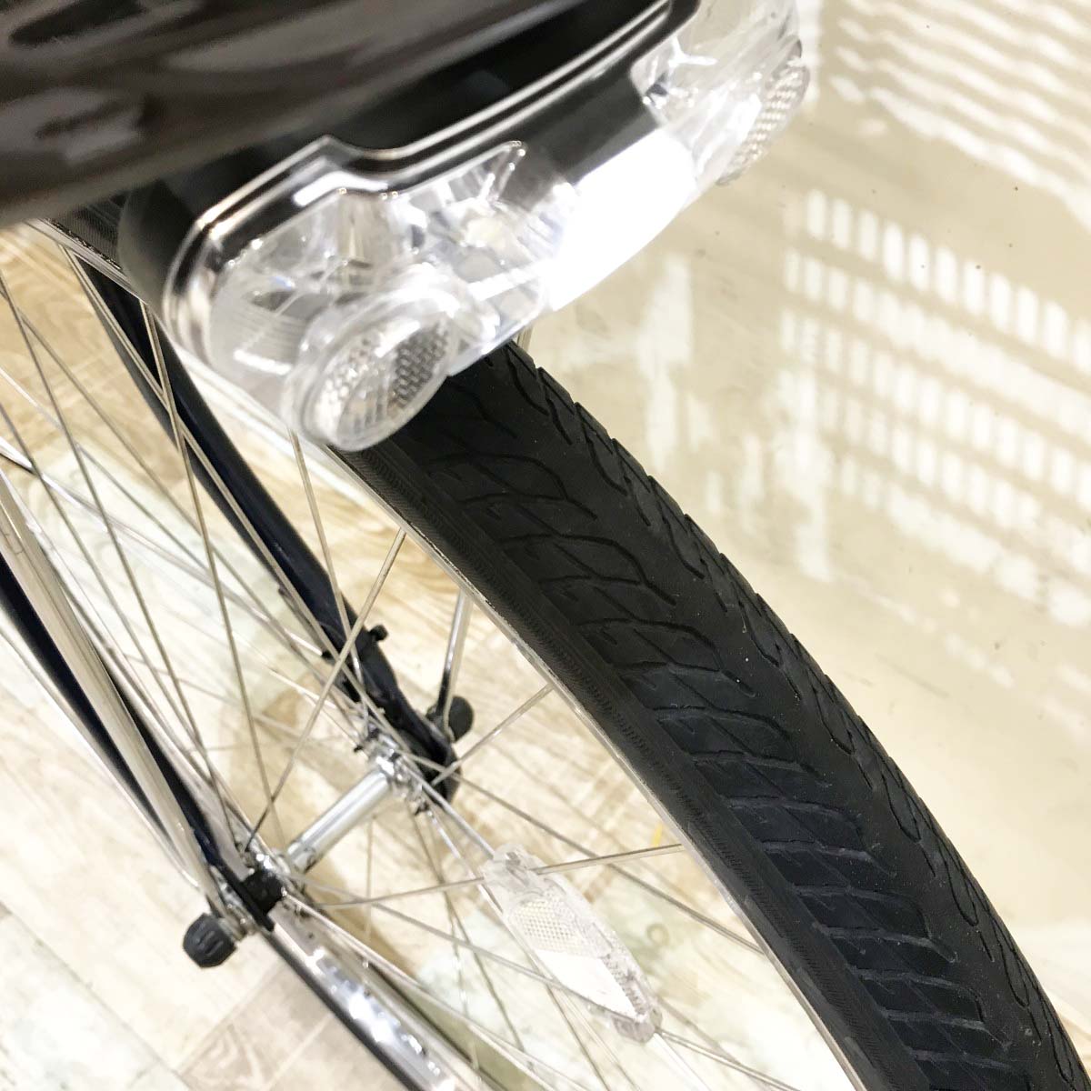 中古電動自転車 ヤマハ PAS ナチュラ ネイビー 26インチ KI062