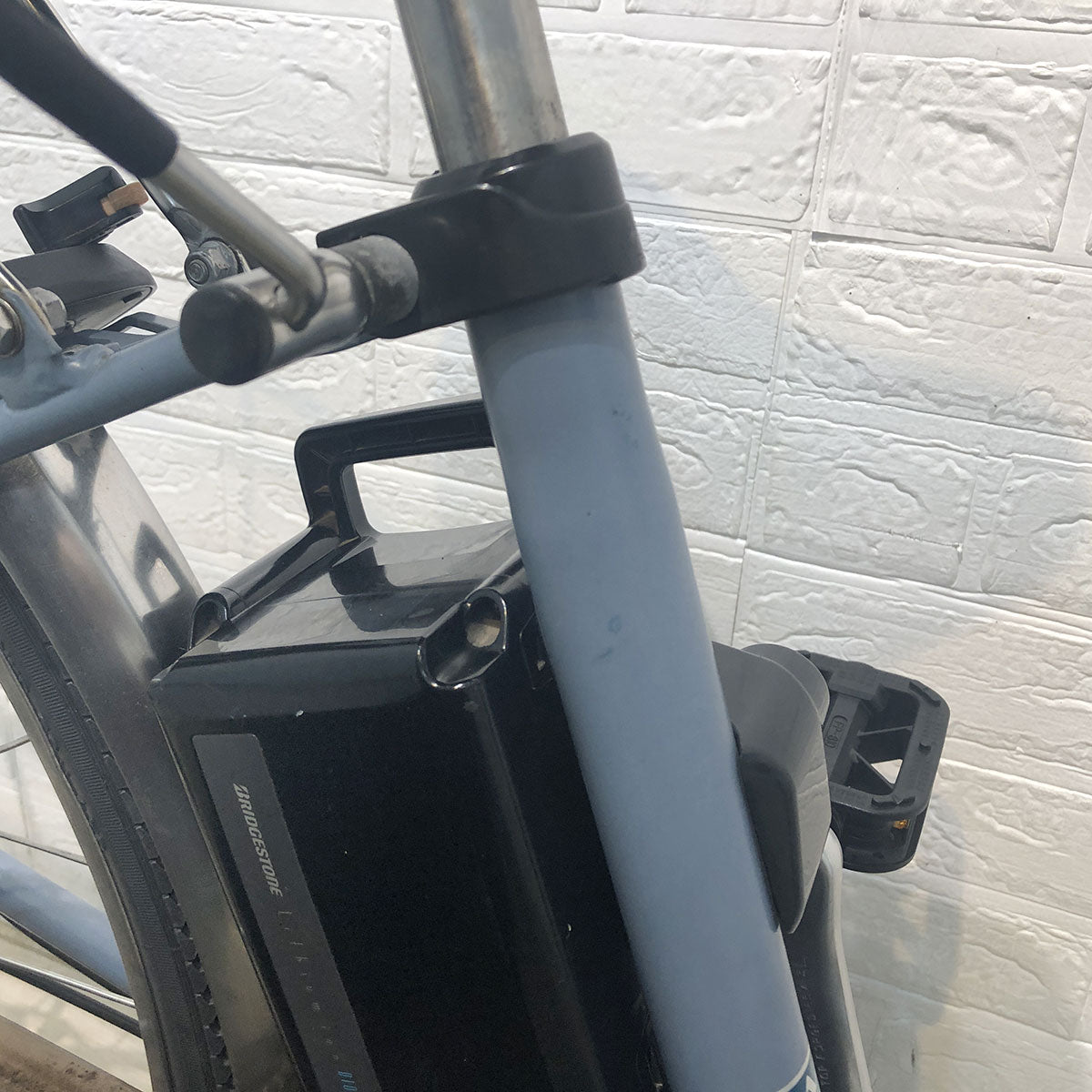 中古電動自転車 パナソニック ビビ DX ブルー 26インチ YF006 