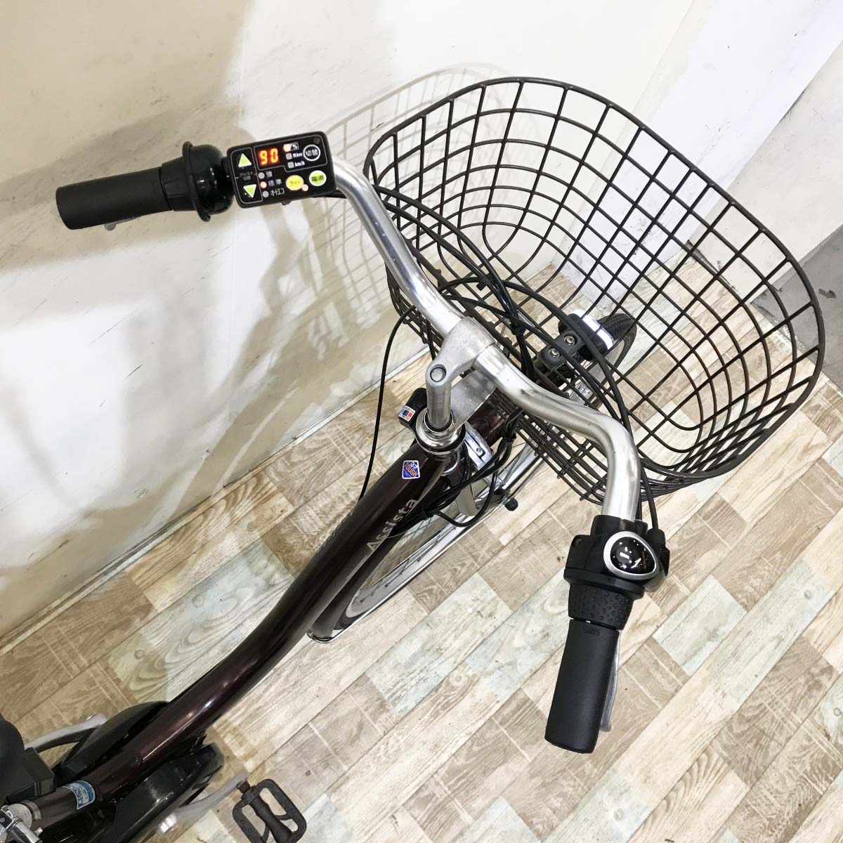 中古電動自転車 ブリヂストン アシスタ ブラウン 26インチ KI063