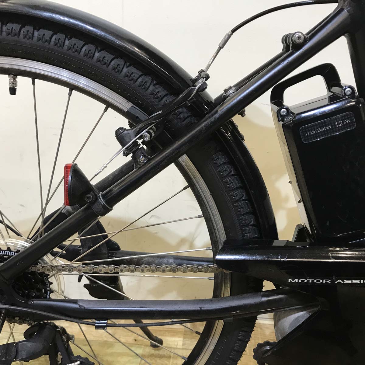 中古電動自転車 パナソニック ハリヤ ブラック 26インチ KE006