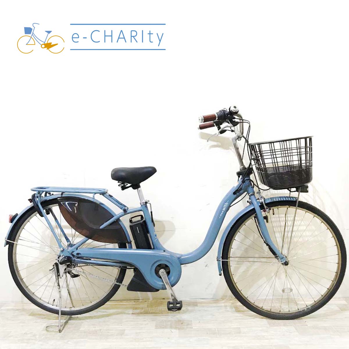 ヤマハ PAS ウィズ ブルー 26インチ KI064 【中古車】