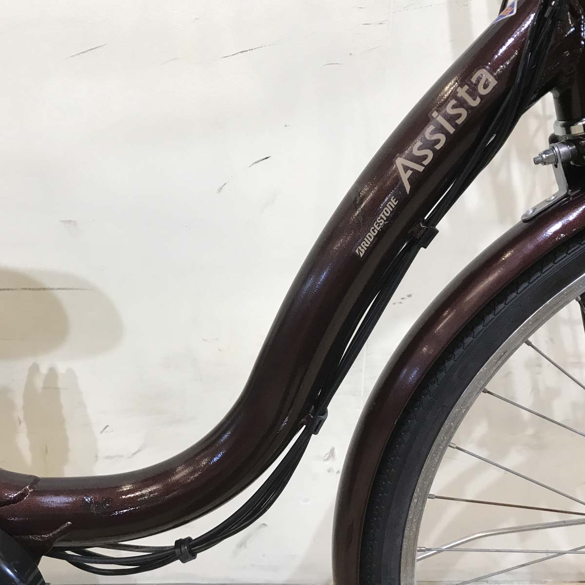 ブリヂストン アシスタ ベーシック ブラウン 26インチ KU070 【中古車】