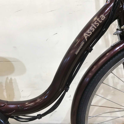 ブリヂストン アシスタ ベーシック ブラウン 26インチ KU070 【中古車】