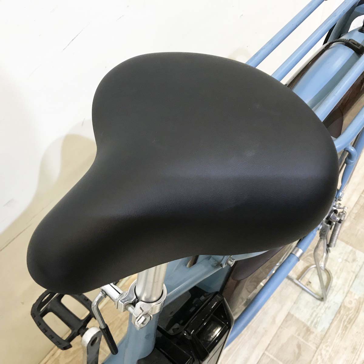 中古電動自転車 ヤマハ PAS ウィズ ブルー 26インチ KI064