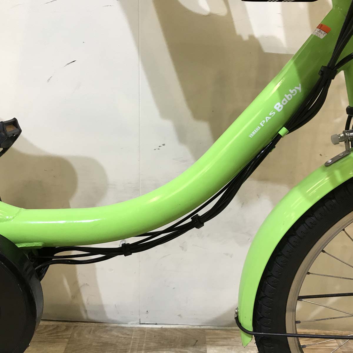 中古電動自転車 ヤマハ PAS Babby パス バビー グリーン 20インチ KE007