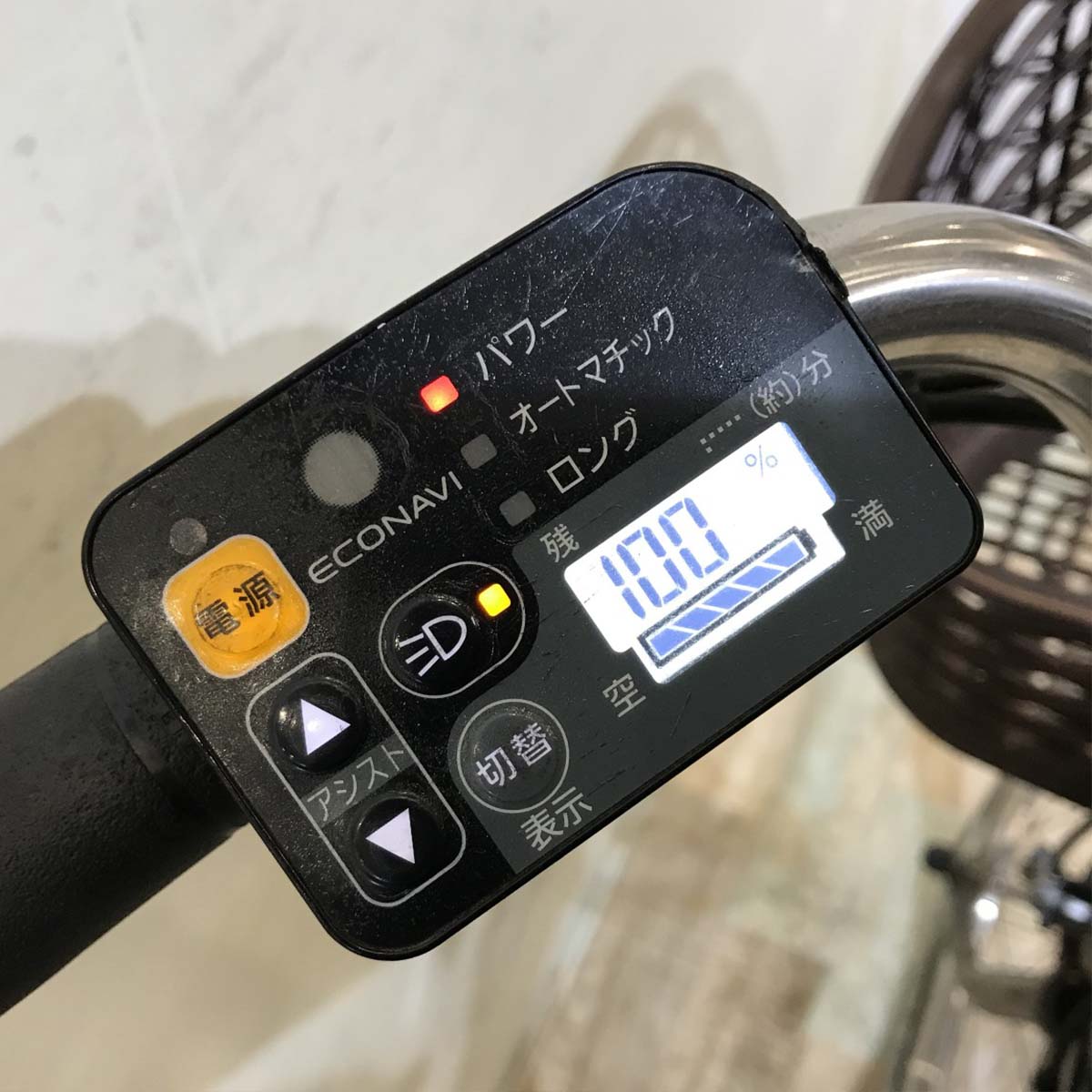 中古電動自転車 パナソニック ビビDX ブラウン 26インチ KI065