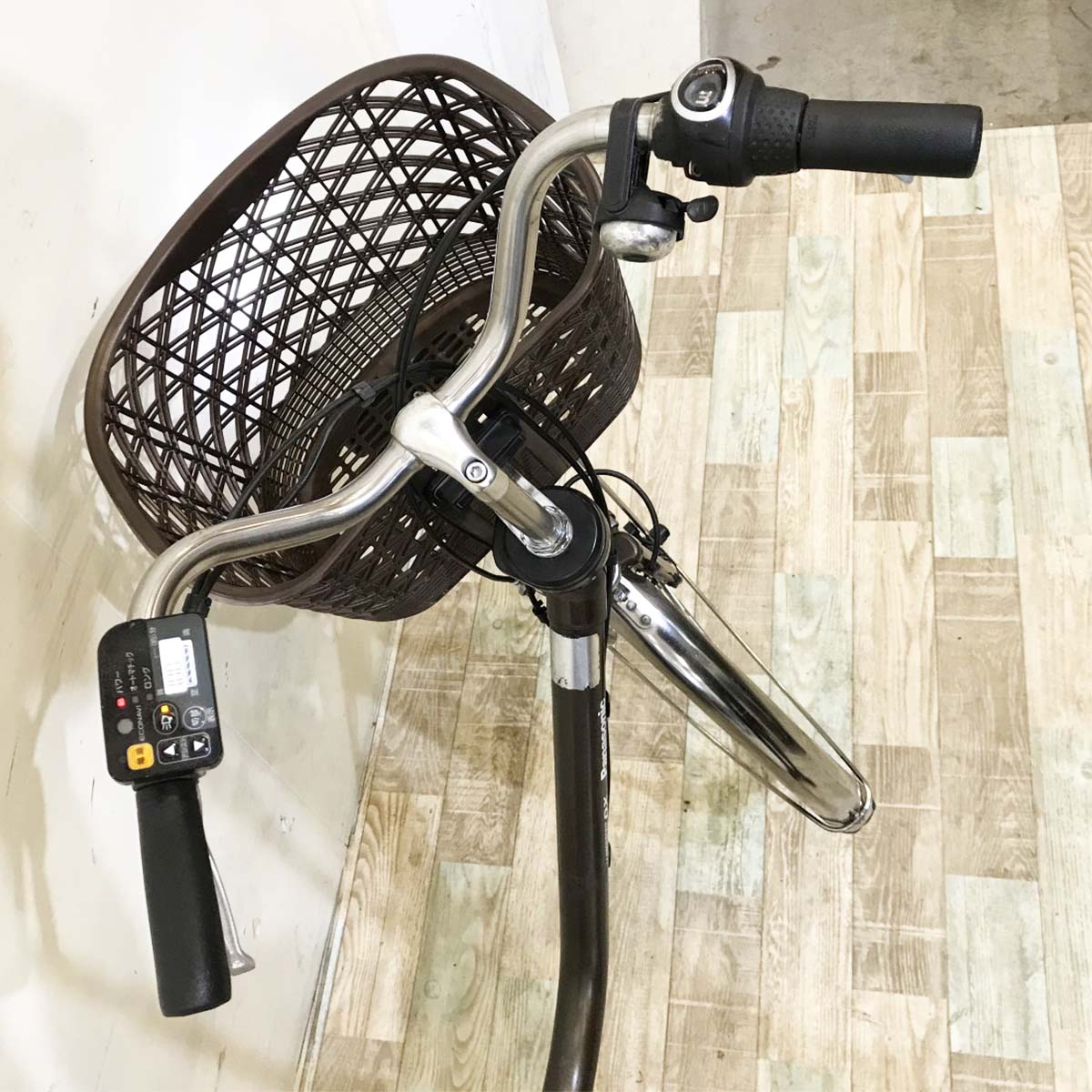 中古電動自転車 パナソニック ビビDX ブラウン 26インチ KI065