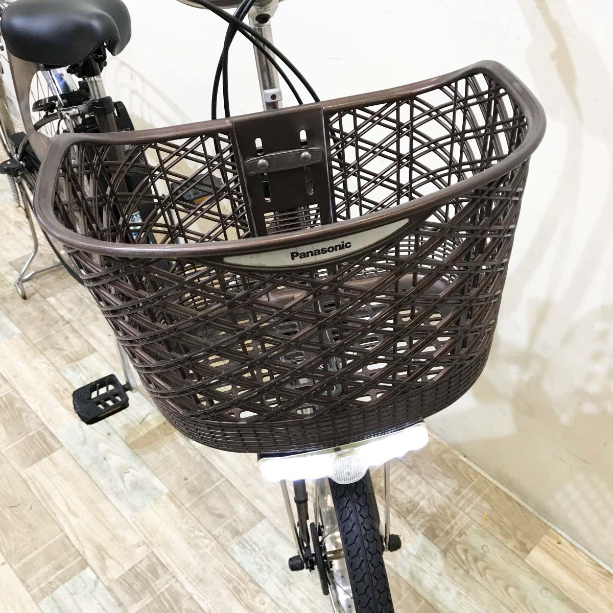 中古電動自転車 パナソニック ビビDX ブラウン 26インチ KI065