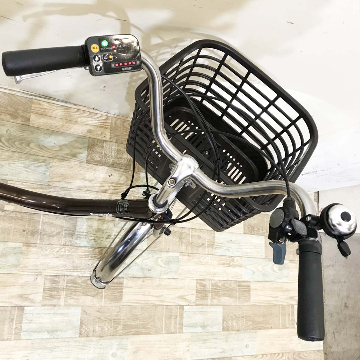 中古電動自転車 パナソニック ビビSS 20 ブラウン 20インチ KI066