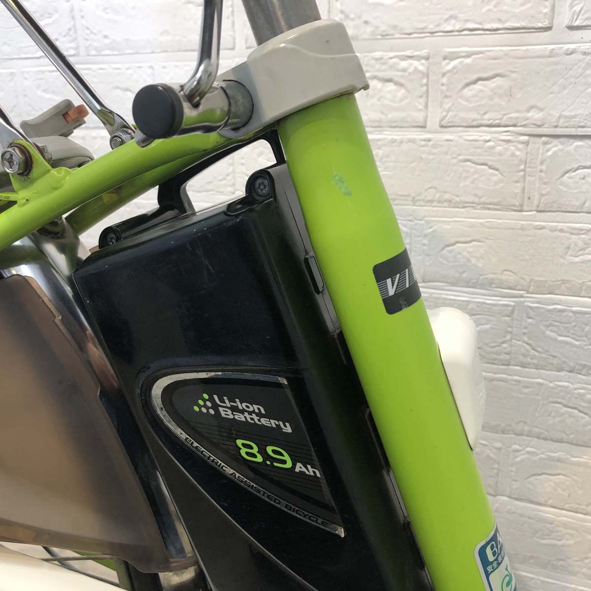 中古電動自転車 パナソニック ビビ DX グリーン 26インチ YF009 