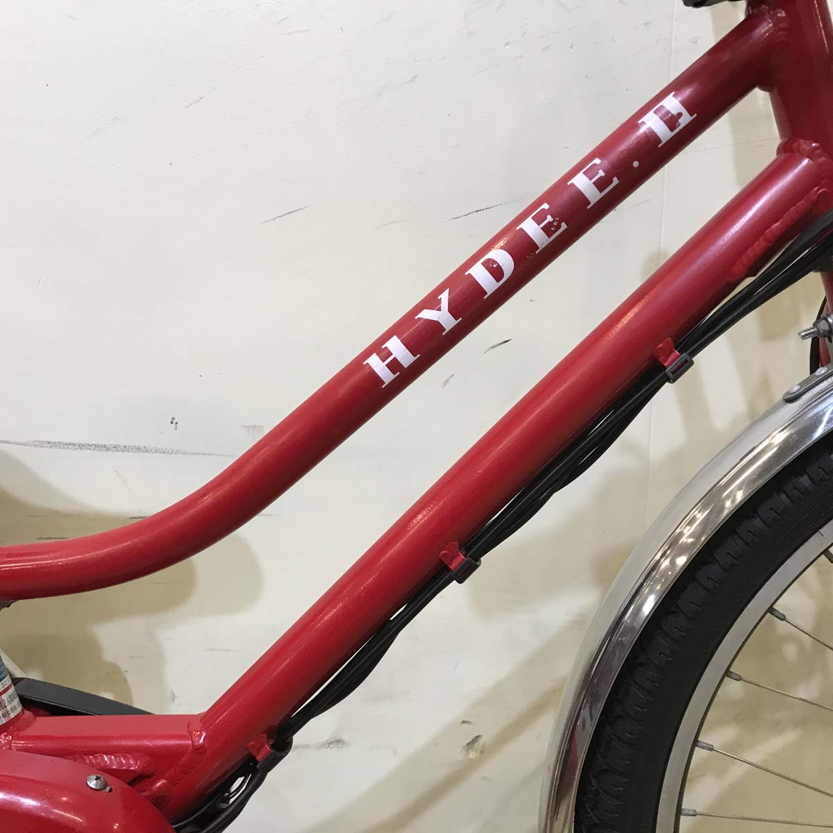 中古電動自転車 ブリヂストン HYDEE 2 ハイディ ツー レッド 26インチ 