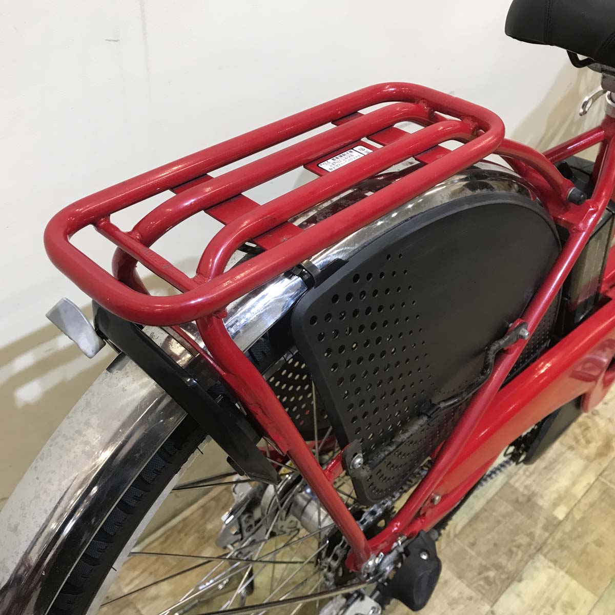 中古電動自転車 ブリヂストン HYDEE 2 ハイディ ツー レッド 26インチ 