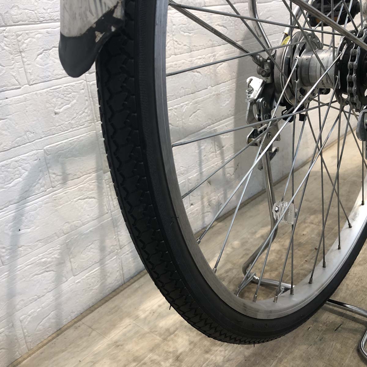 中古電動自転車 パナソニック ビビ SX シルバー 26インチ SR422Y
