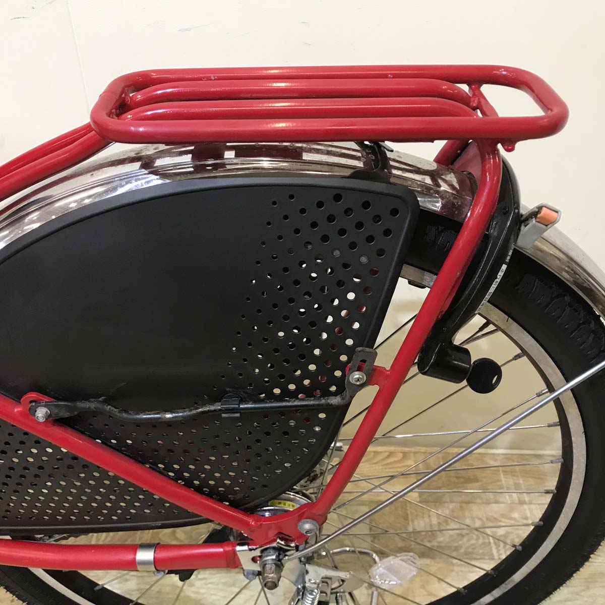 中古電動自転車 ブリヂストン HYDEE 2 ハイディ ツー レッド 26インチ KE009