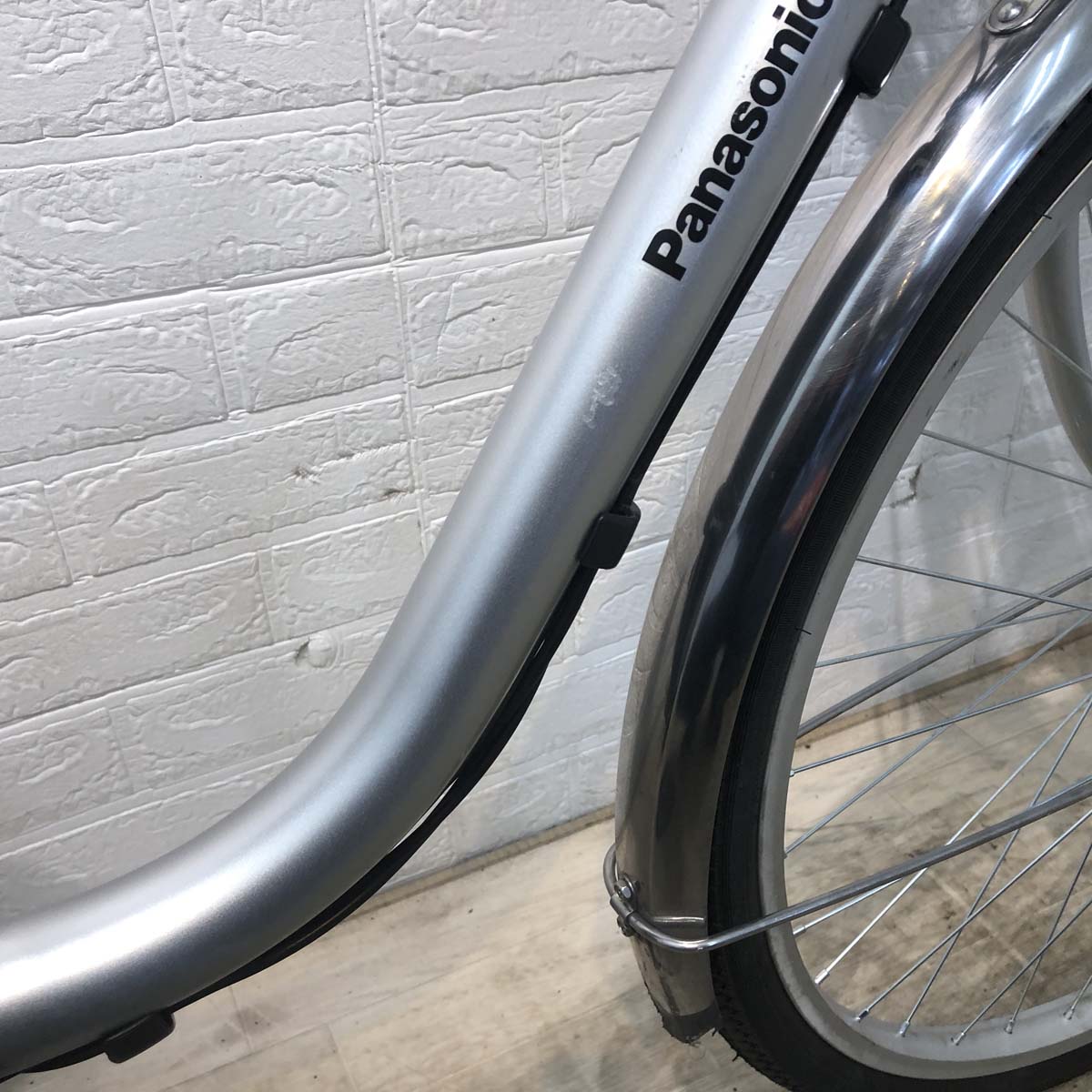 中古電動自転車 パナソニック ビビ SX シルバー 26インチ SR422Y