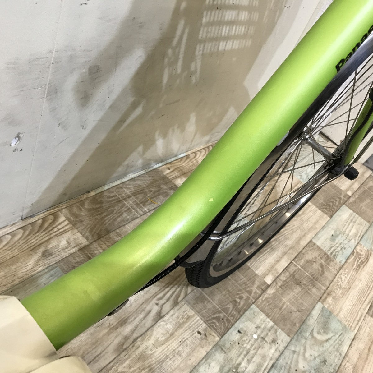 中古電動自転車 パナソニック ビビDX グリーン 26インチ KI068