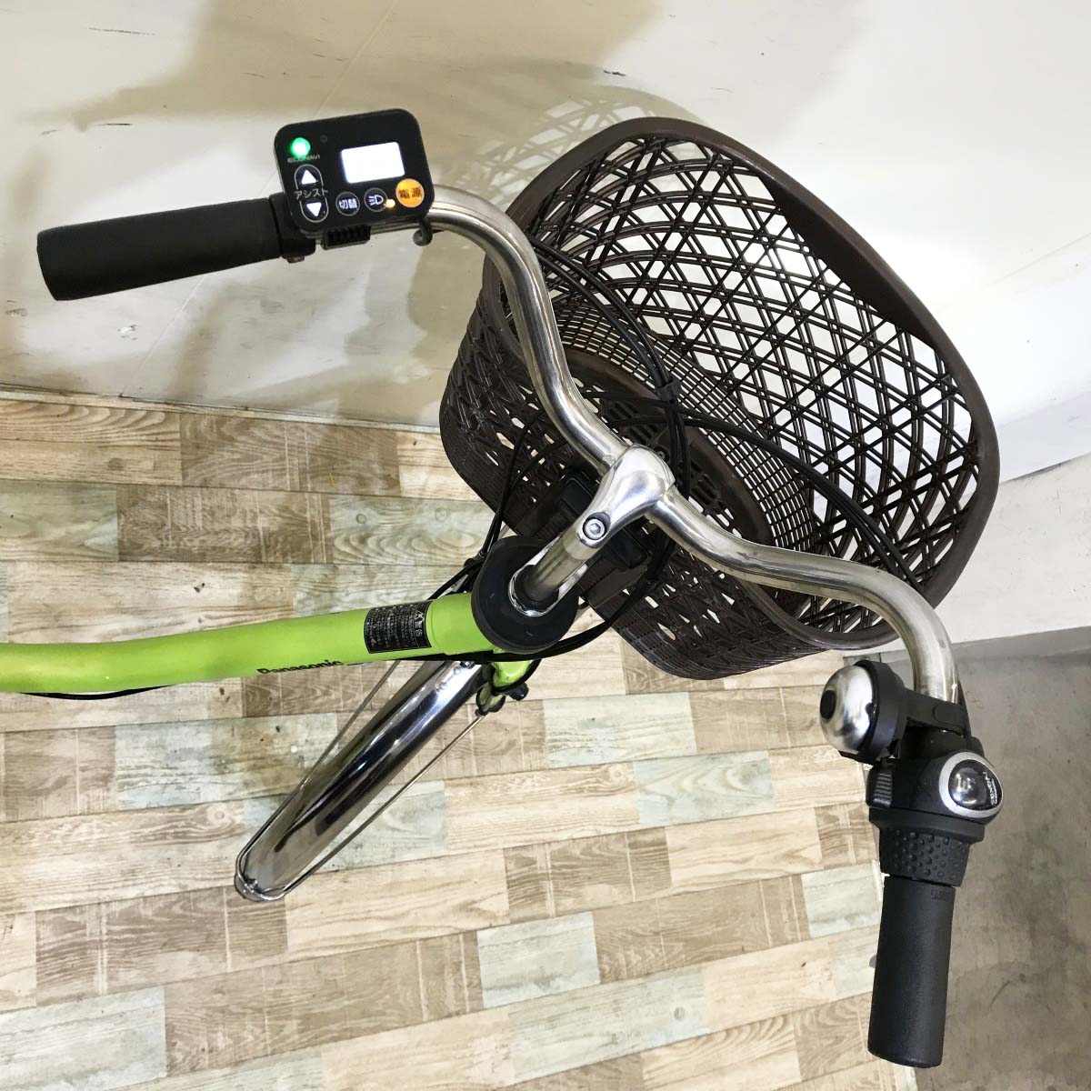 中古電動自転車 パナソニック ビビDX グリーン 26インチ KI068
