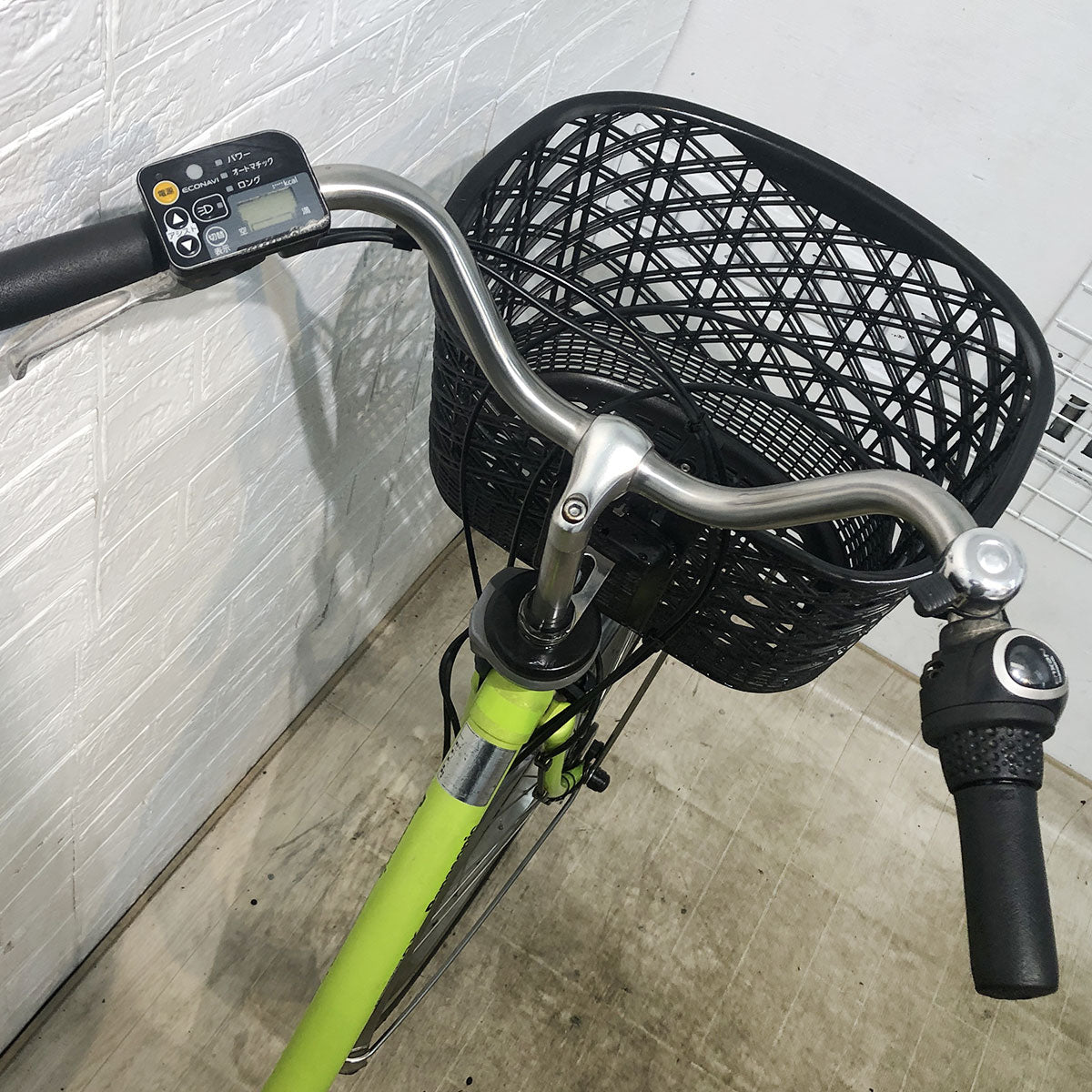 中古電動自転車 パナソニック ビビ DX グリーン 26インチ YF012 