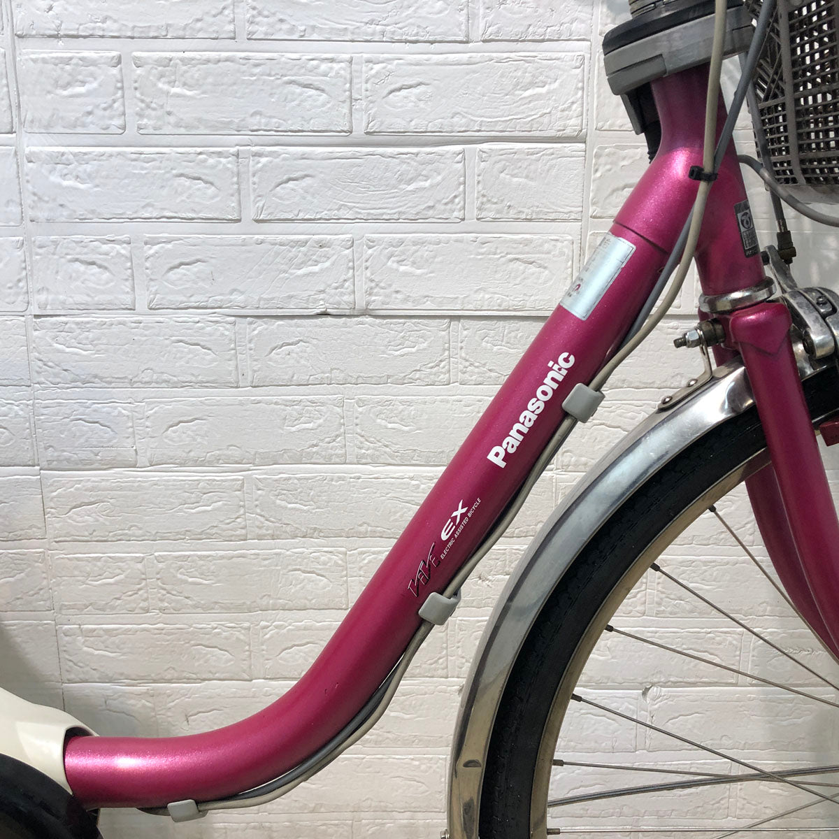 中古電動自転車 パナソニック ビビ EX ピンク 26インチ YX089 – e-CHARIty