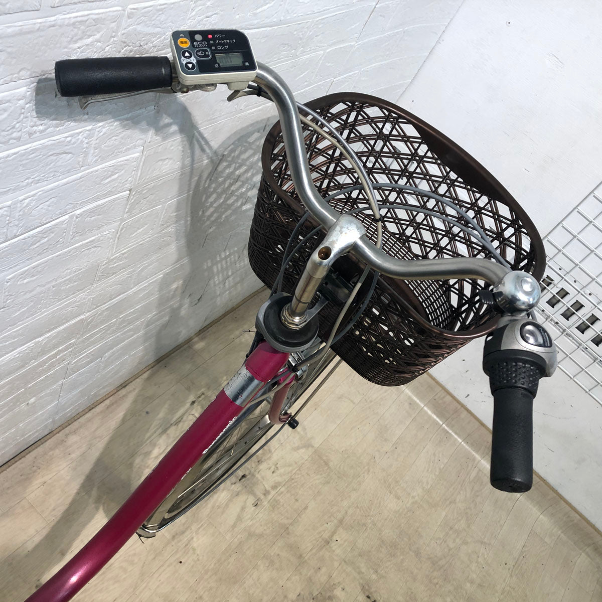 中古電動自転車 パナソニック ビビ EX ピンク 26インチ YX089 – e-CHARIty