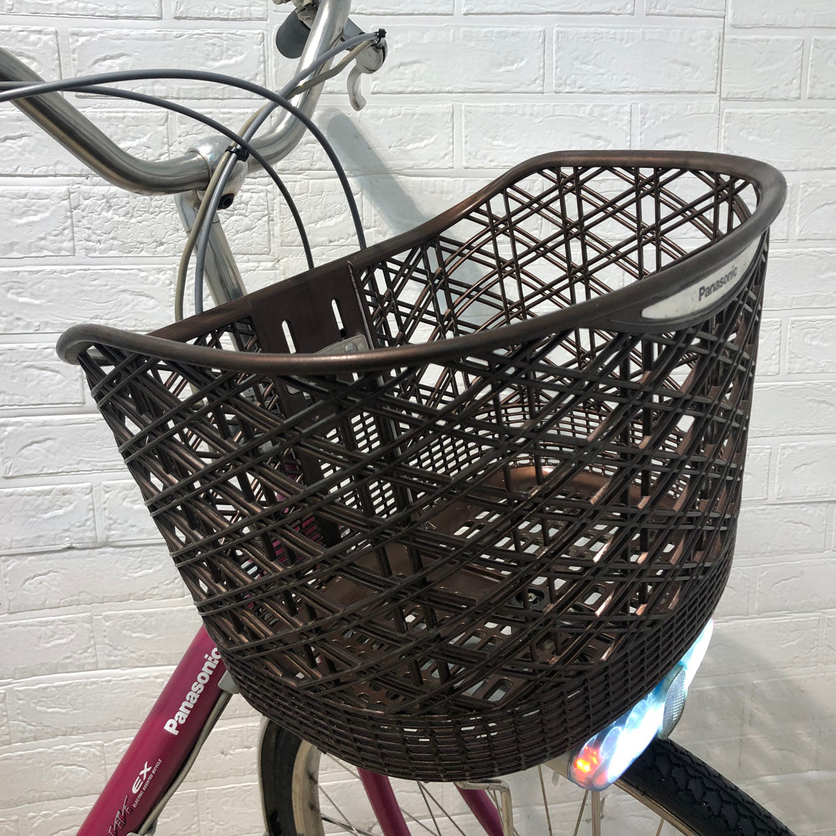 中古電動自転車 パナソニック ビビ EX ピンク 26インチ YX089 – e-CHARIty