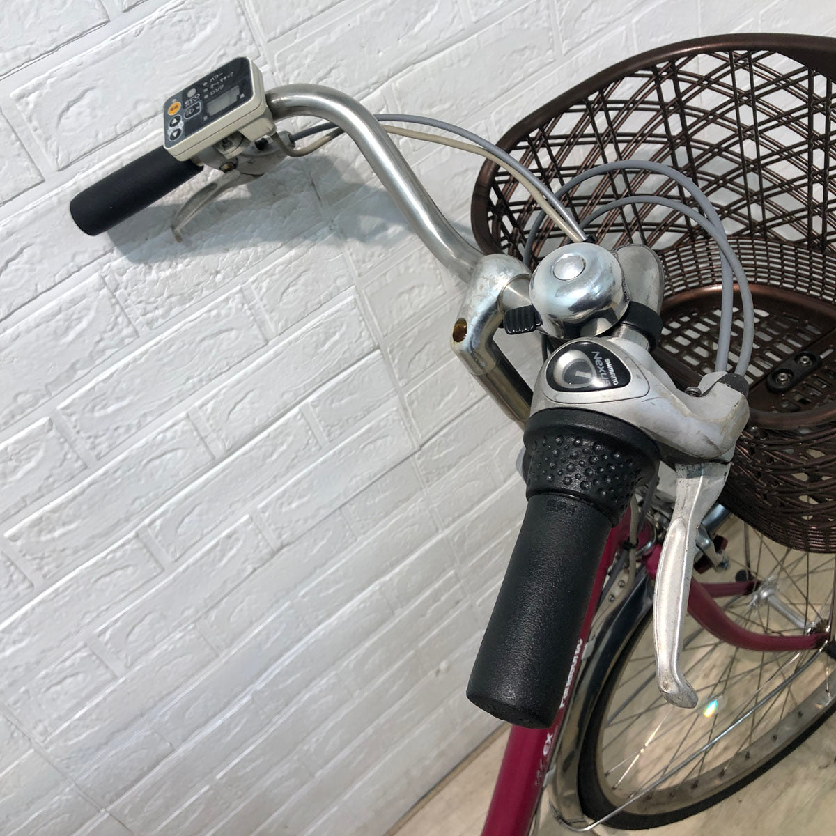中古電動自転車 パナソニック ビビ EX ピンク 26インチ YX089 – e-CHARIty