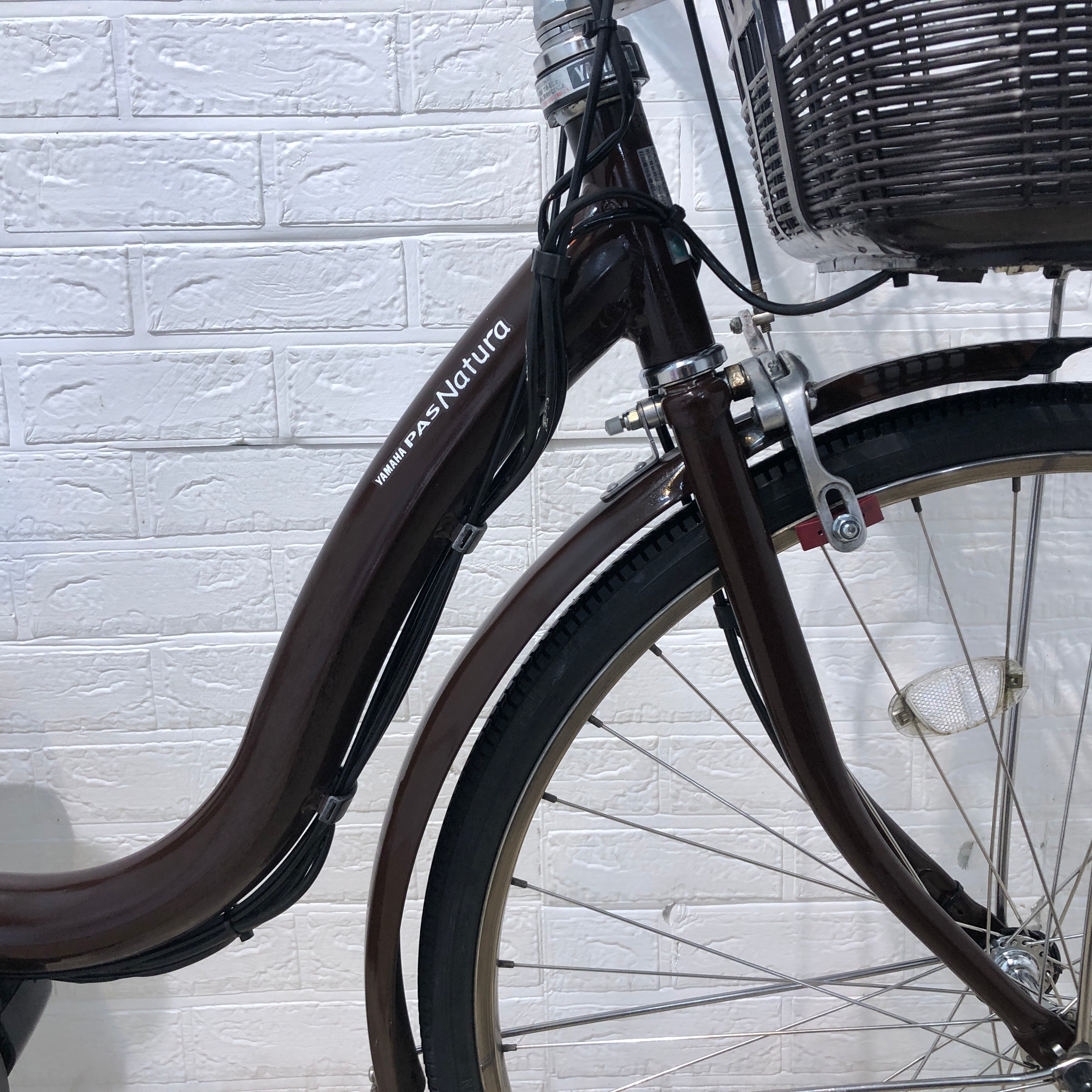 中古電動自転車 ヤマハ PAS ナチュラ XL DX ブラウン 26インチ