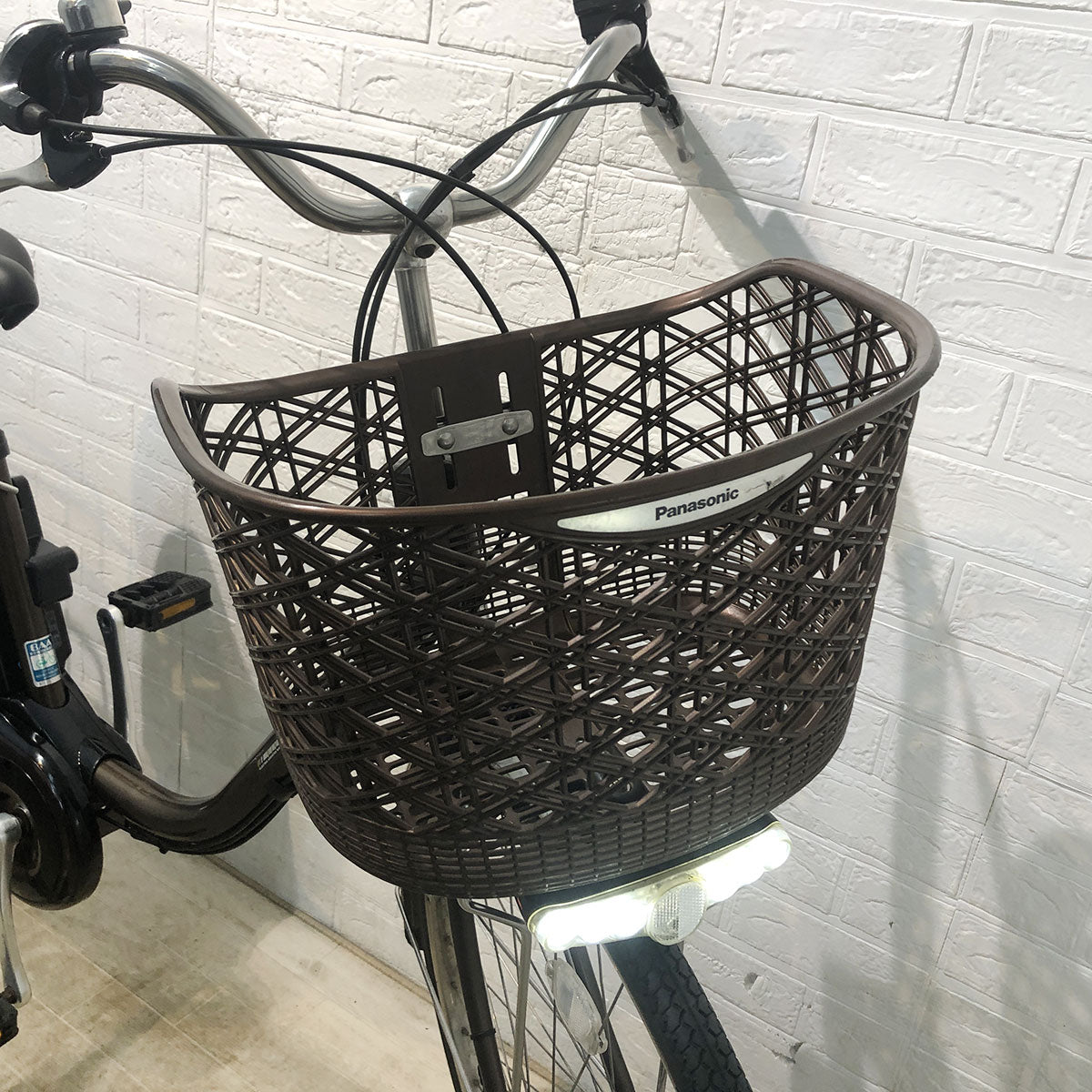 中古電動自転車 パナソニック ビビ PX ブラウン 26インチ YF013 
