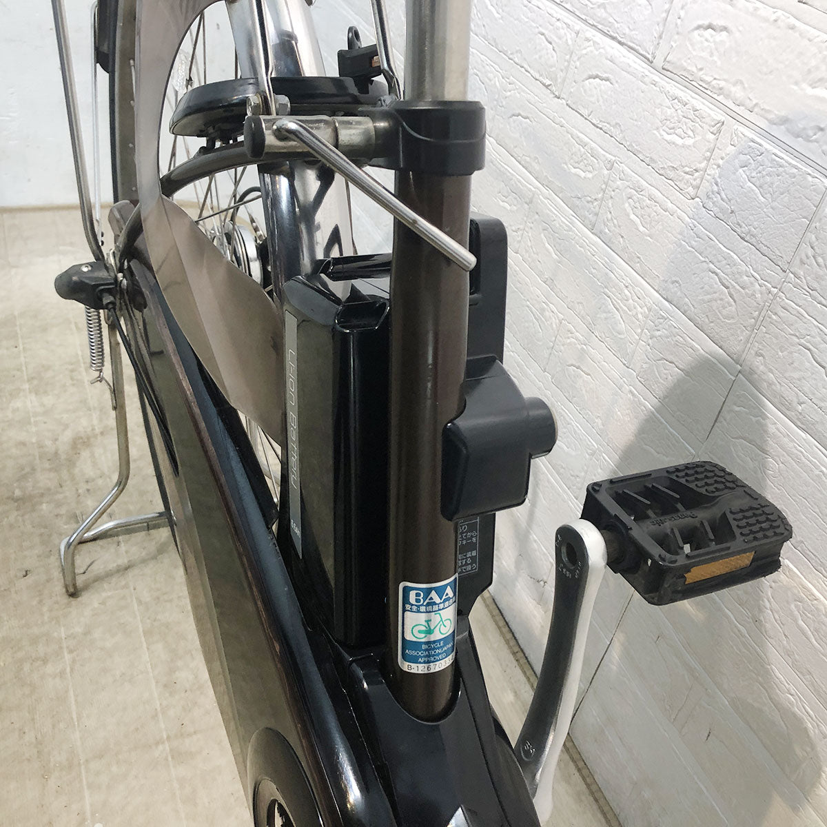 中古電動自転車 パナソニック ビビ PX ブラウン 26インチ YF013 