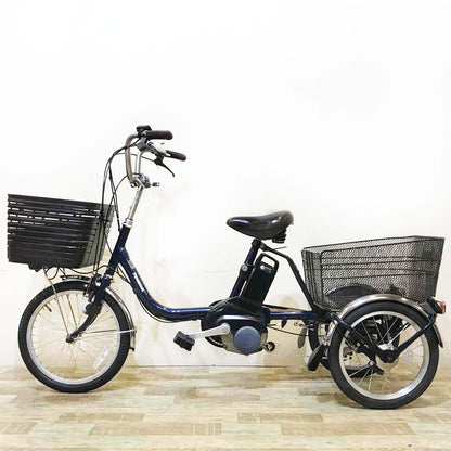 パナソニック ビビ ライフ ネイビー 前18×後16インチ KU077 【中古車】
