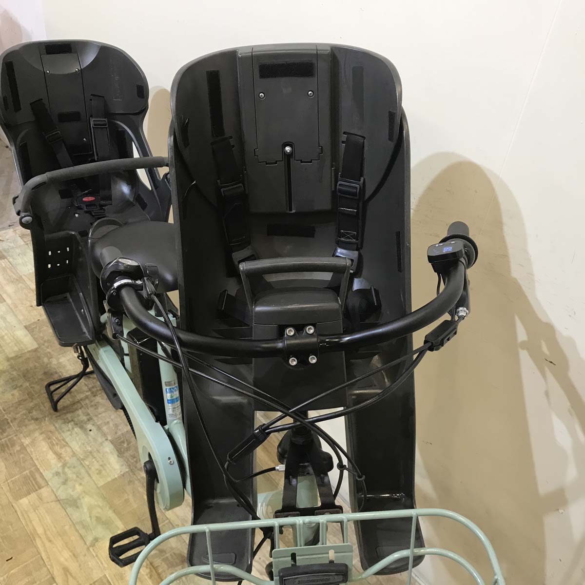 中古電動自転車 ブリヂストン bikke MOB dd ビッケ モブ dd グリーン 前24×後20インチ KE015