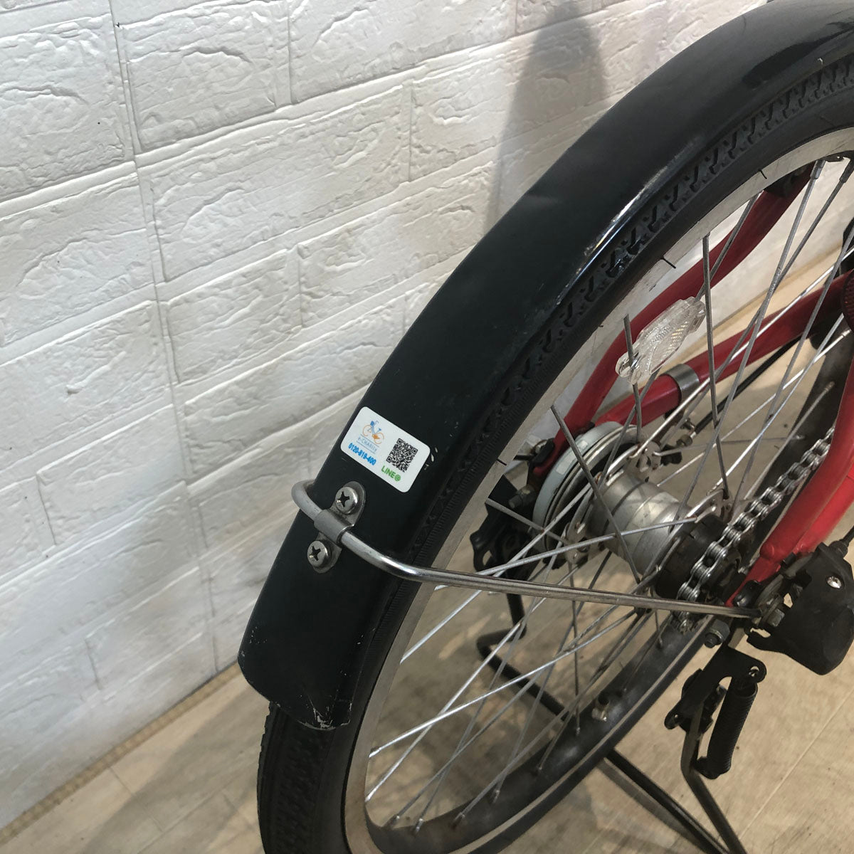 ブリヂストン リアルストリーム ミニ レッド 20インチ YT011 【中古車】