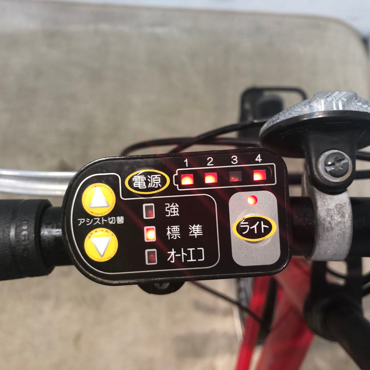 ブリヂストン リアルストリーム ミニ レッド 20インチ YT011 【中古車】