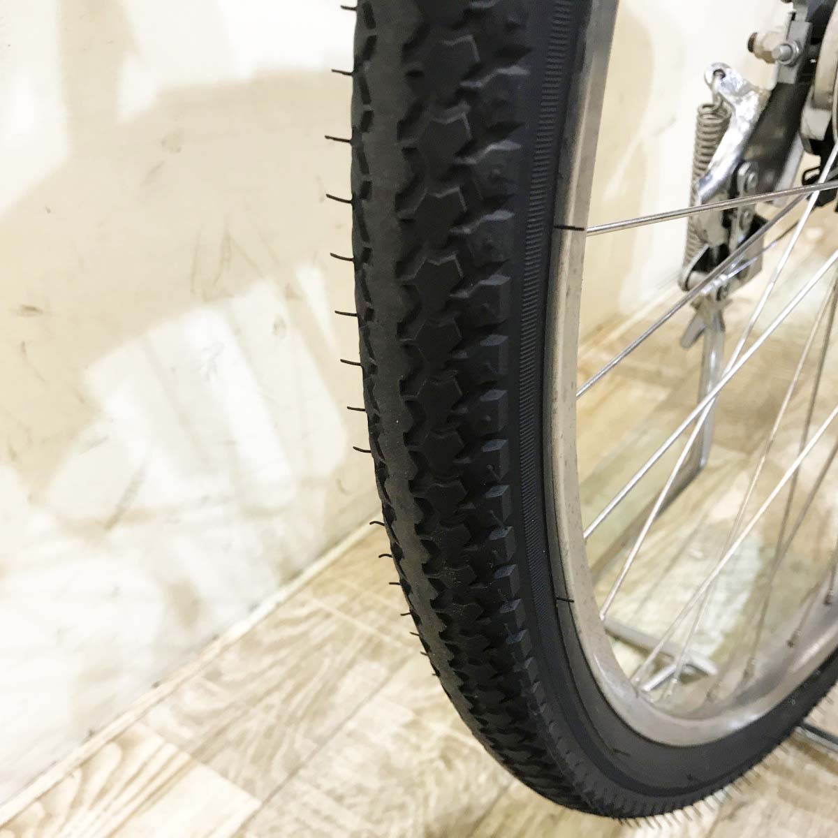 中古電動自転車 ヤマハ PAS ウィズ シルバー 26インチ KI072