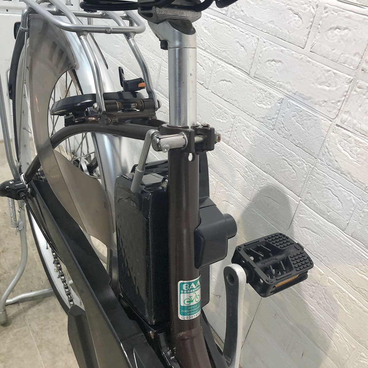 中古電動自転車 パナソニック ビビ L ブラウン 24インチ YF016 
