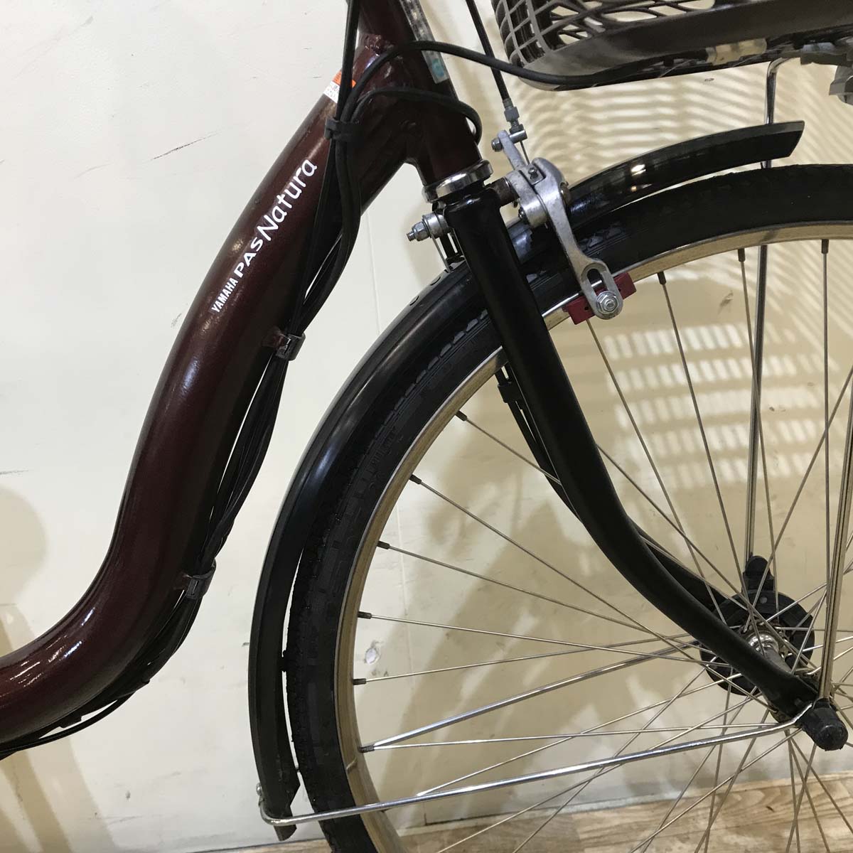中古電動自転車 ヤマハ PAS ナチュラ XL スーパー ブラウン 26インチ KE018