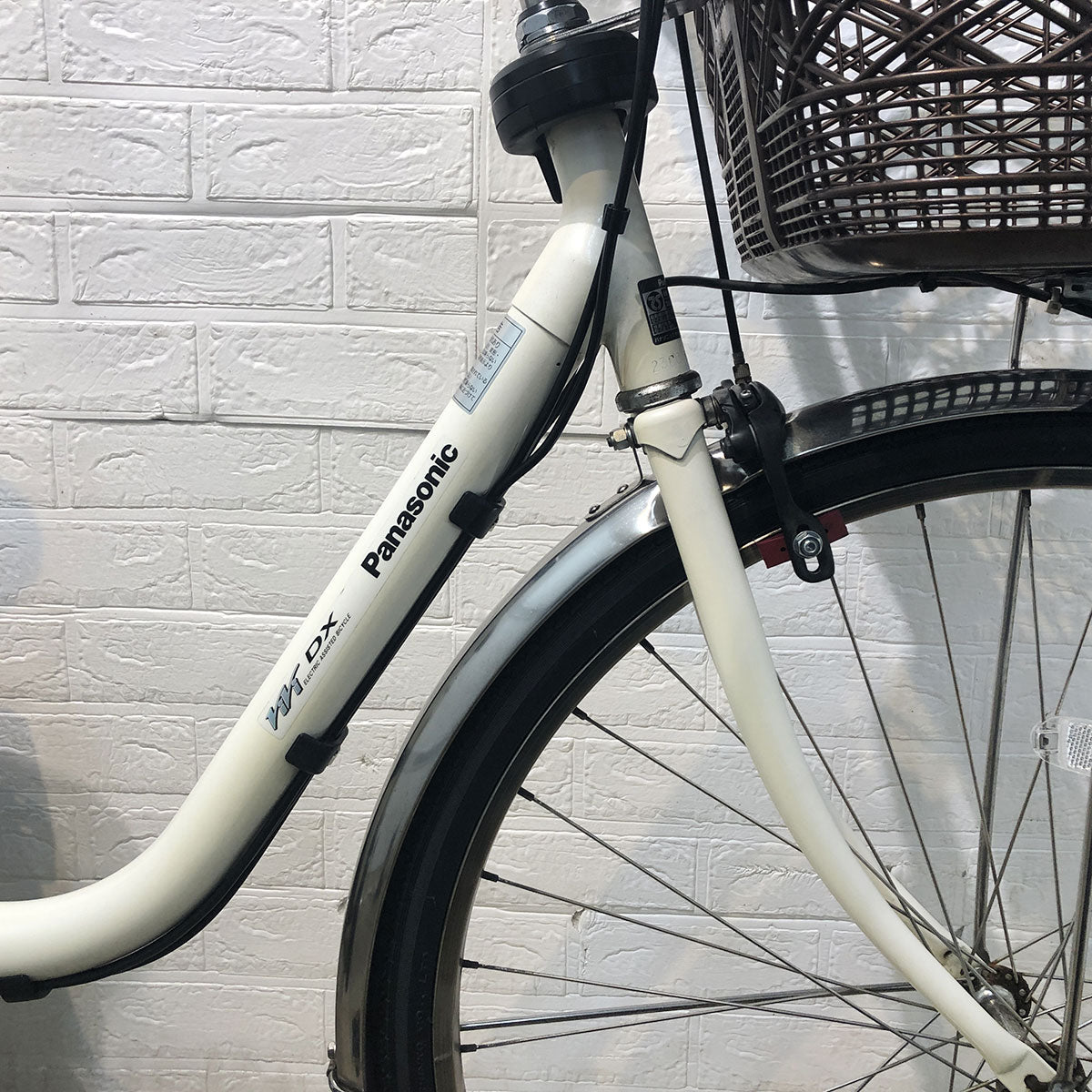 中古電動自転車 パナソニック ビビ DX ホワイト 26インチ YF017 – e 